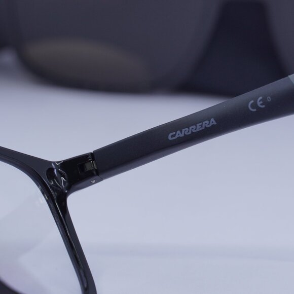 Carrera CA 8045/CS 0807 SP Sunglasses Black Square Frame, Polarized Lenses - Picture 10 of 12